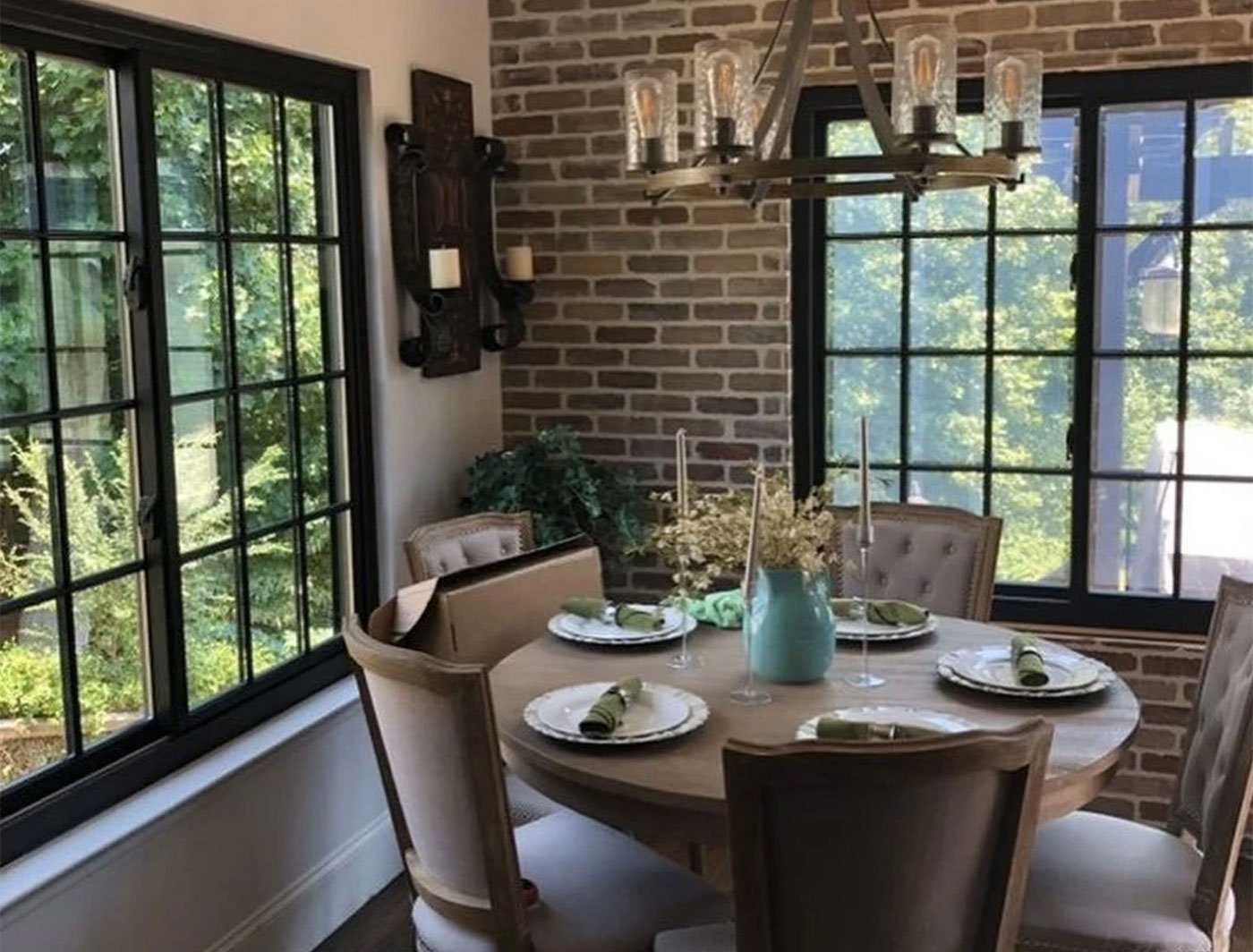 Renewal by Andersen windows in the kitchen of a home