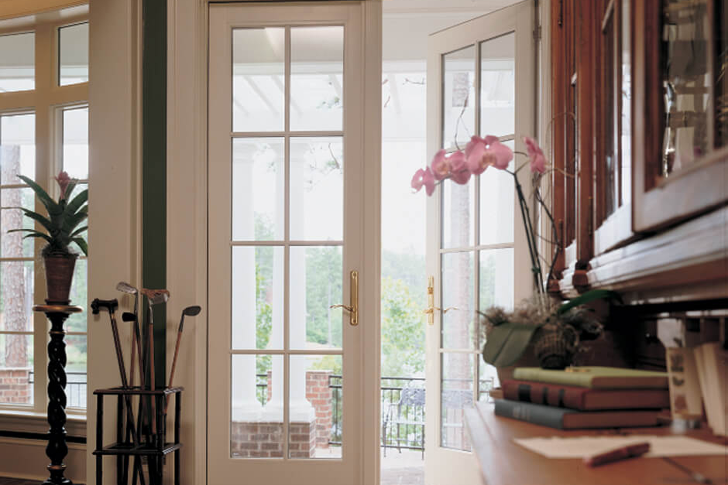Patio doors should be more than just a path to the outdoors. Find elegant hinged French doors to grace a formal dining area. Discover contemporary sliding replacement doors to match your modern décor. Renewal by Andersen offers dozens of attractive options for replacement patio doors.