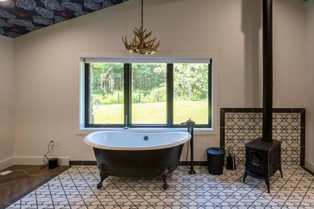 Anthony Carrino's Catskill bathroom.