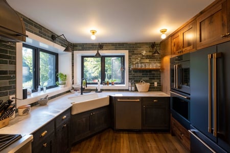 Anthony Carrino's Catskill kitchen.